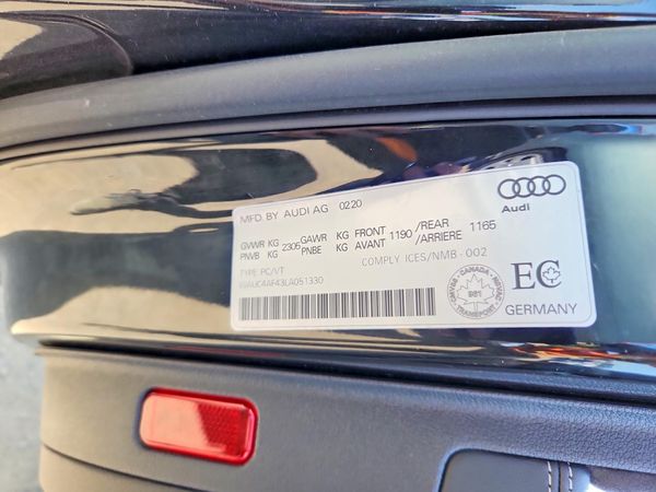 2020 AUDI S4 quattro Prestige