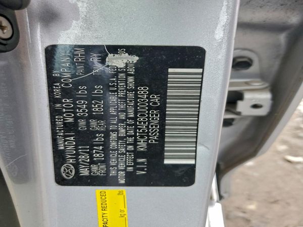 2012 HYUNDAI ACCENT