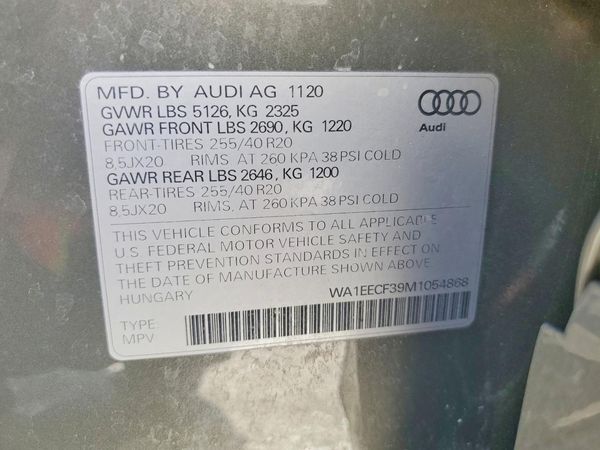 2021 AUDI Q3