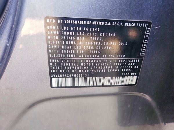 2023 VOLKSWAGEN TIGUAN SE R-Line Black