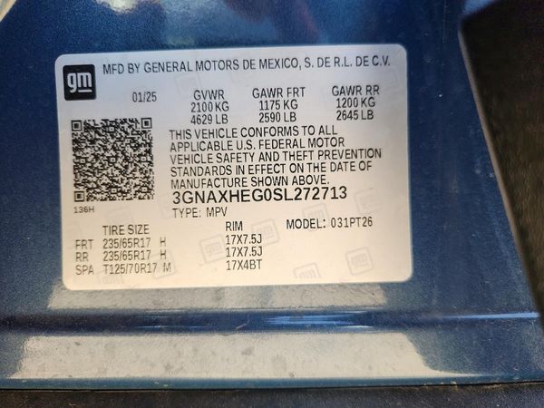 2025 CHEVROLET EQUINOX 1LT