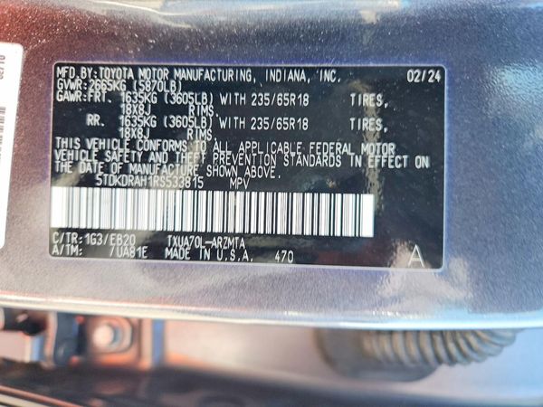 2024 TOYOTA HIGHLANDER