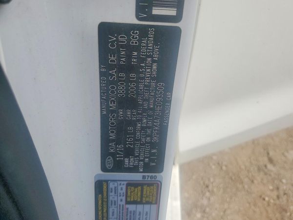 2017 KIA FORTE LX Base