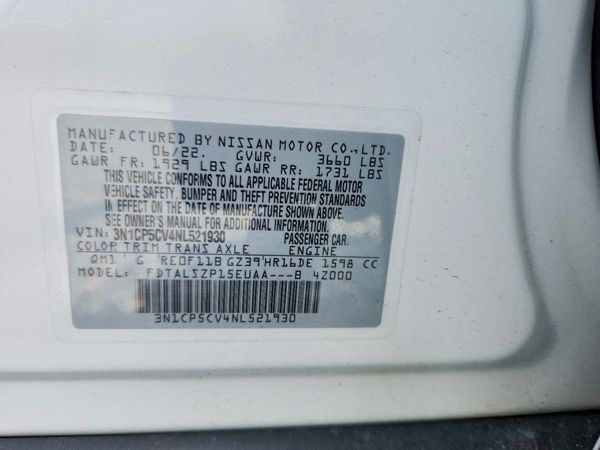 2022 NISSAN KICKS SV