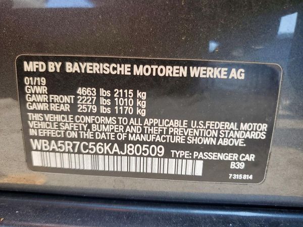 2019 BMW 330XI xDrive