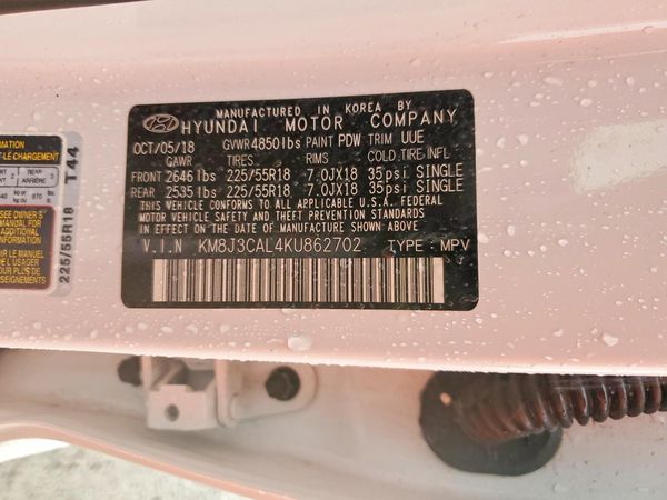 2019 HYUNDAI TUCSON