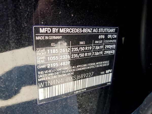 2025 MERCEDES-BENZ GLA GLA 250 4MATIC