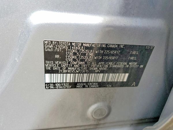 2018 TOYOTA RAV4 LE