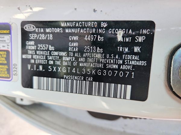 2019 KIA OPTIMA