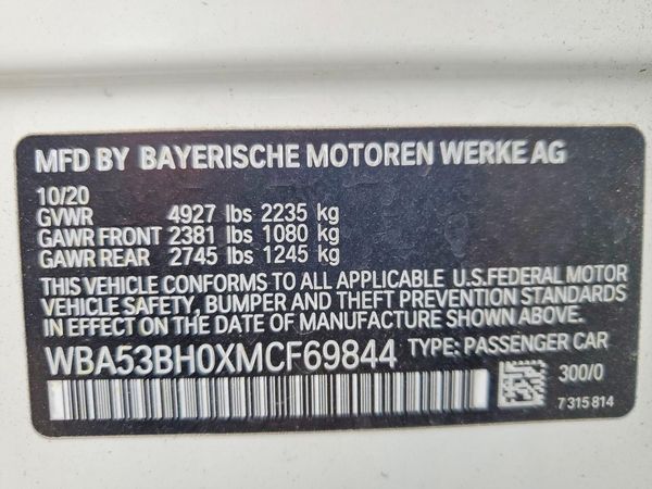 2021 BMW 530