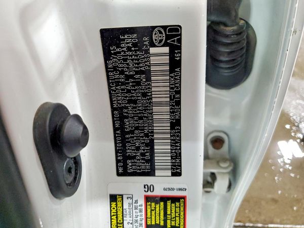 2016 TOYOTA COROLLA L/LE