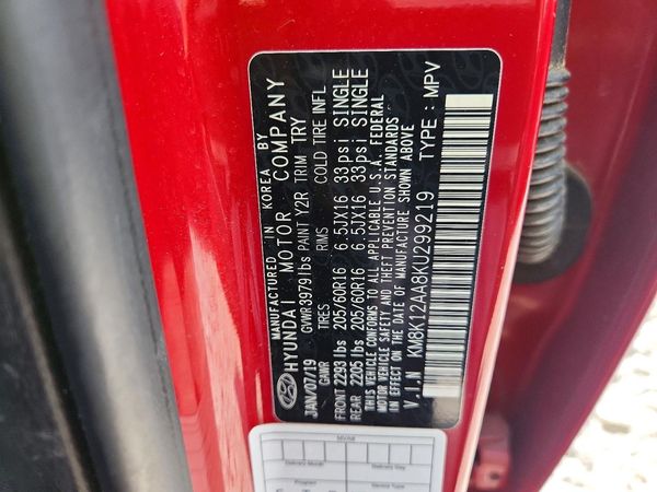 2019 HYUNDAI KONA SE