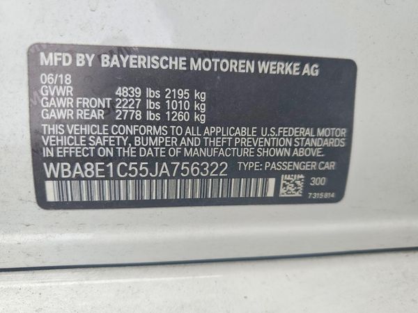 2018 BMW 330E