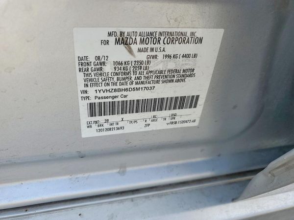 2013 MAZDA 6 Sport / GS