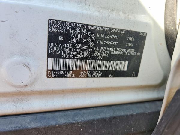 2022 TOYOTA RAV4