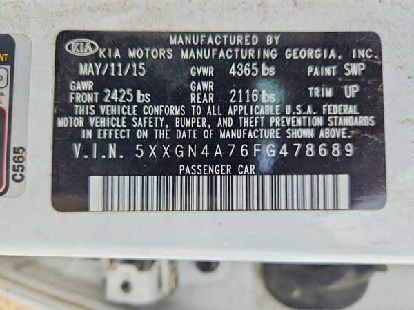 2015 KIA OPTIMA