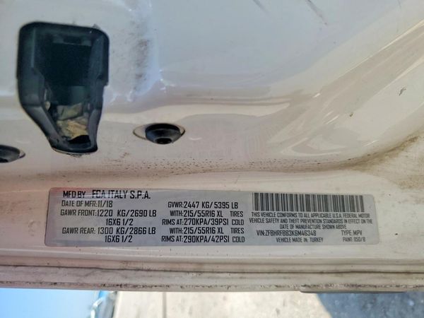 2019 RAM PROMASTER CITY SLT