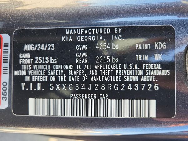 2024 KIA K5 EX