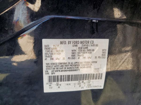 2017 FORD EDGE Titanium