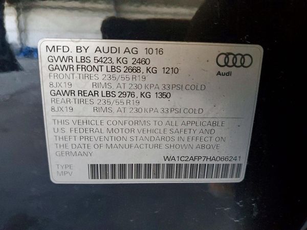2017 AUDI Q5 quattro Premium