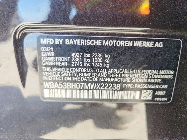 2021 BMW 530