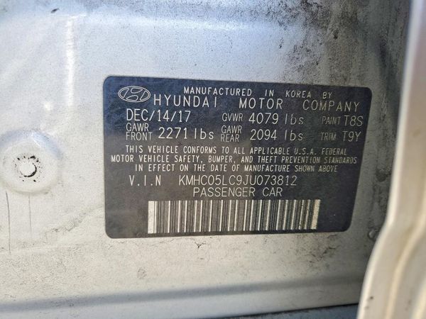 2018 HYUNDAI IONIQ Limited w/Ultimate (HEV)