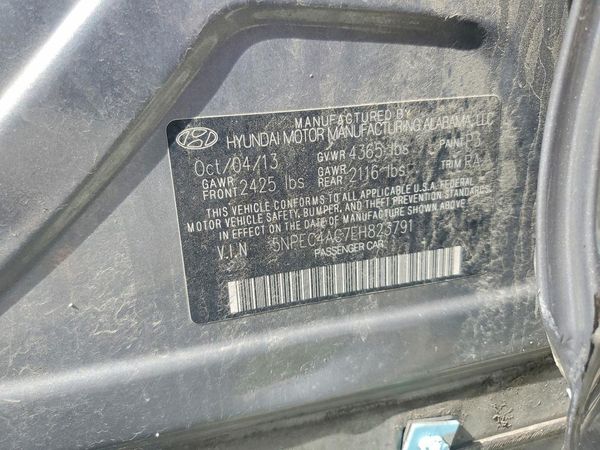 2014 HYUNDAI SONATA