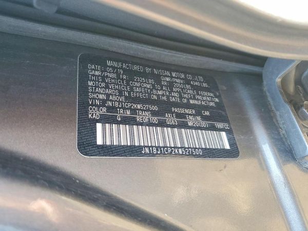 2019 NISSAN ROGUE SPORT
