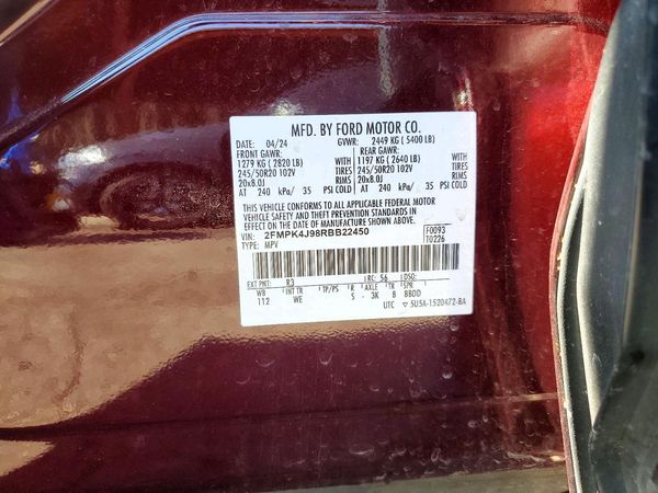 2024 FORD EDGE SEL