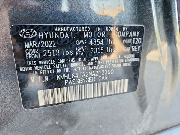 2022 HYUNDAI SONATA SEL
