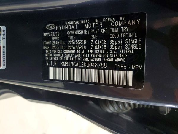 2019 HYUNDAI TUCSON