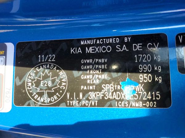 2023 KIA FORTE