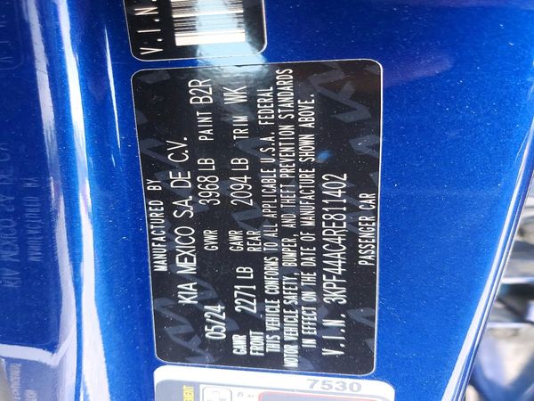 2024 KIA FORTE