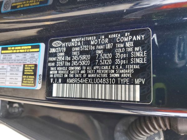 2020 HYUNDAI PALISADE Limited