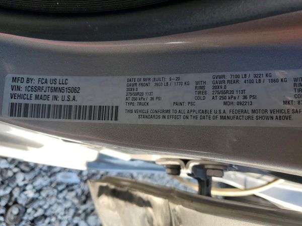 2021 RAM 1500 Laramie
