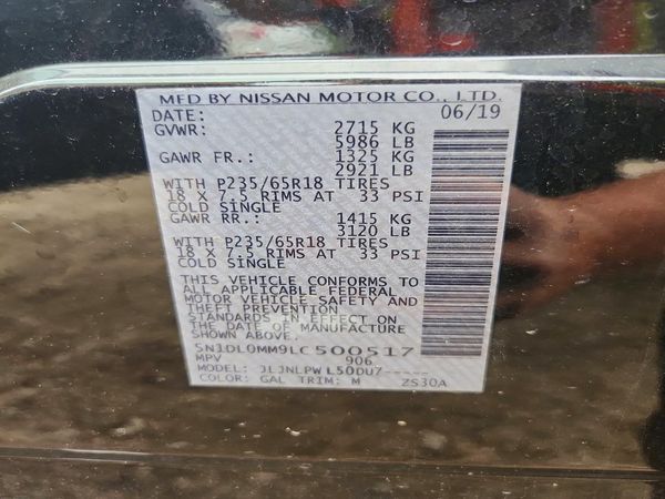 2020 INFINITI QX60