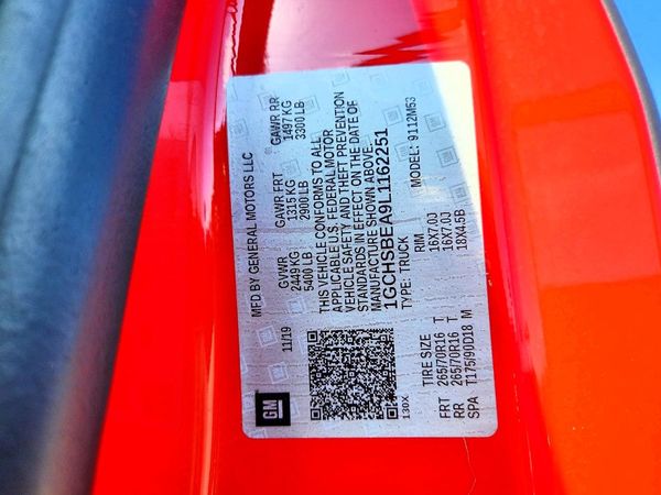 2020 CHEVROLET COLORADO Work Truck