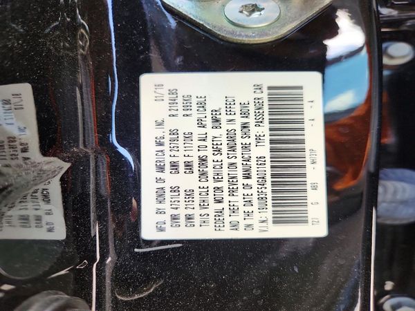 2016 ACURA TLX SH-AWD TECH V6