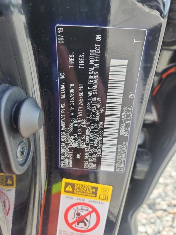 2019 TOYOTA HIGHLANDER SE/XLE