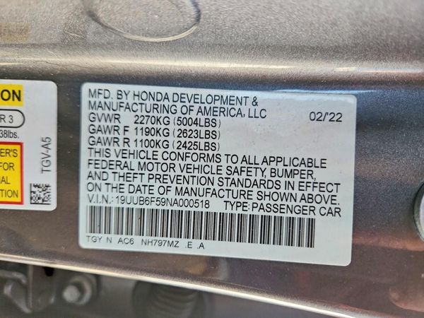 2022 ACURA TLX SH-AWD TECH A