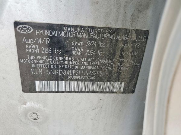 2020 HYUNDAI ELANTRA