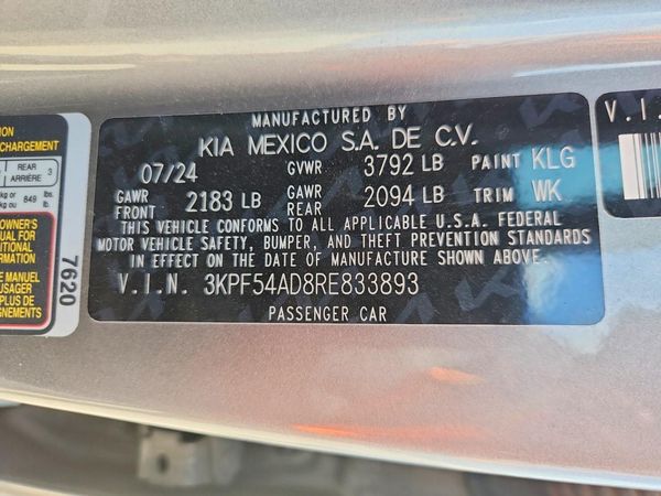 2024 KIA FORTE GT Line