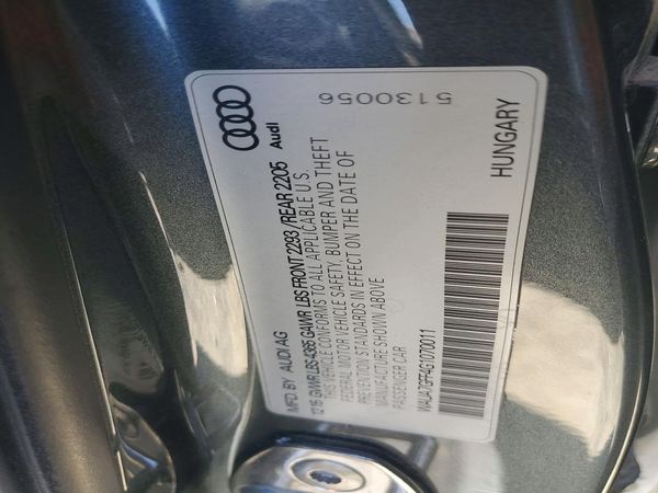 2016 AUDI A3 — VINS