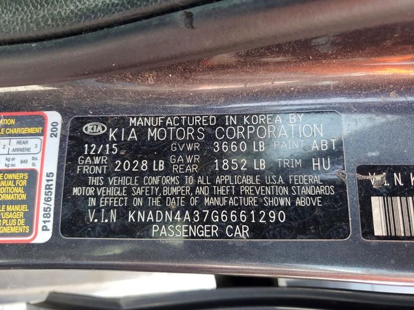 2016 KIA RIO LX A/T Power Pkg
