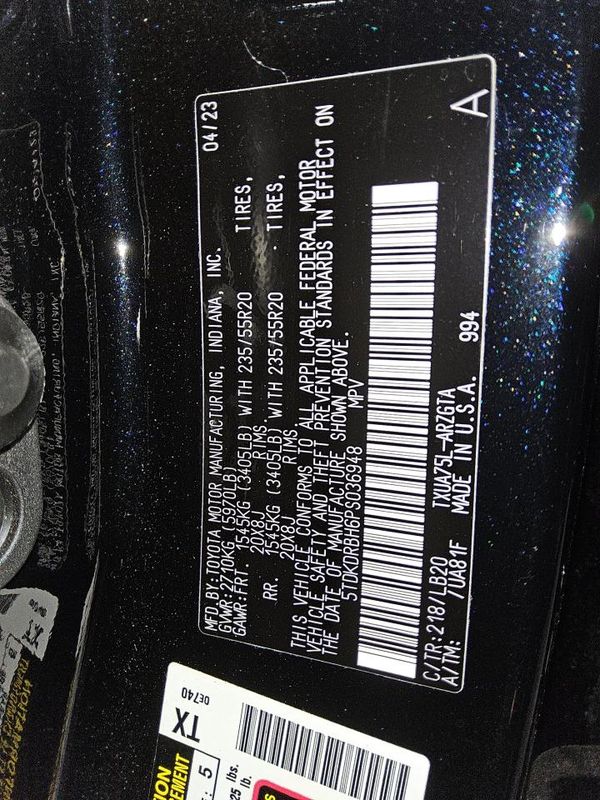 2023 TOYOTA HIGHLANDER