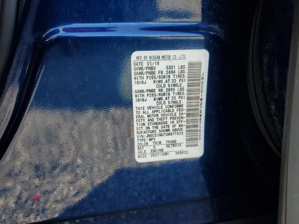 2016 INFINITI QX70