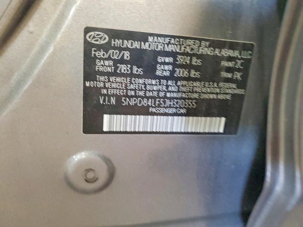 2018 HYUNDAI ELANTRA