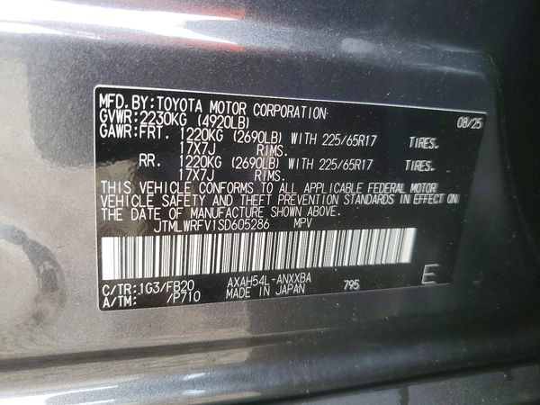 2025 TOYOTA RAV4 LE