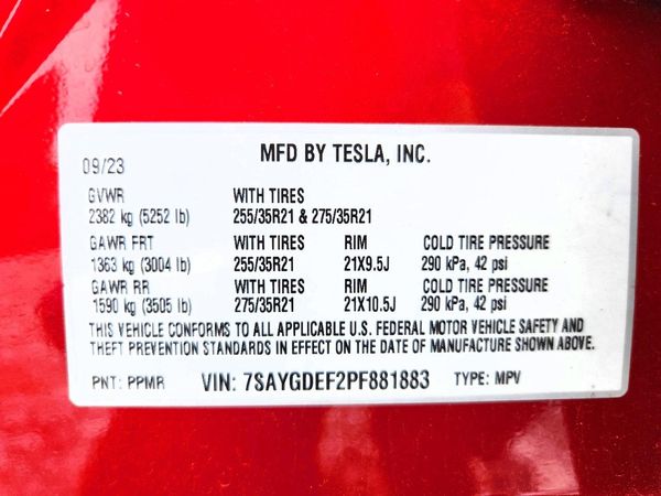2023 TESLA MODEL Y