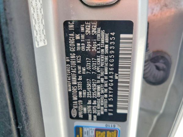 2019 KIA SORENTO L, LX, S